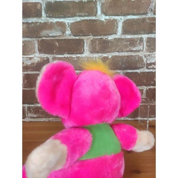 Plush Appeal LLC Home of Mardi Gras Plush Pink Rat Mouse 9” Stuffed Animal - Picture 5 of 8